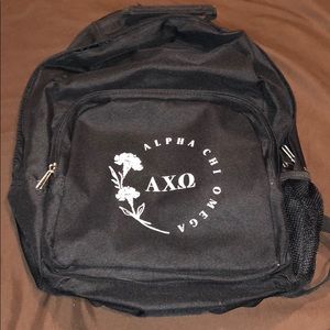 AXO Alpha Chi Omega Carnation Backpack